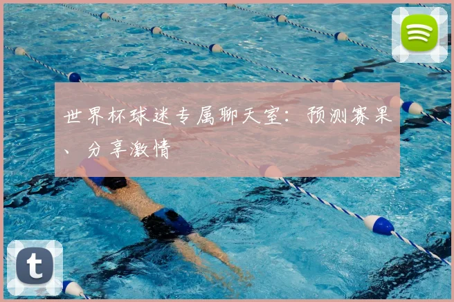 世界杯球迷专属聊天室：预测赛果、分享激情